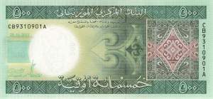 Mauretanien p18 500 Ouguiya 2013